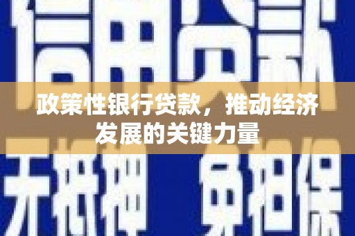 榆林政策性银行贷款，推动经济发展的关键力量