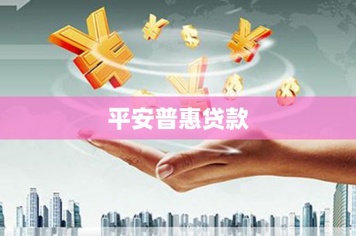 榆林平安普惠贷款